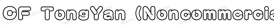 CF TongYan (Noncommercial)字体转换